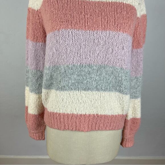 Aritzia Sunday Best Color Block Stripe Sweater - Picture 5 of 8